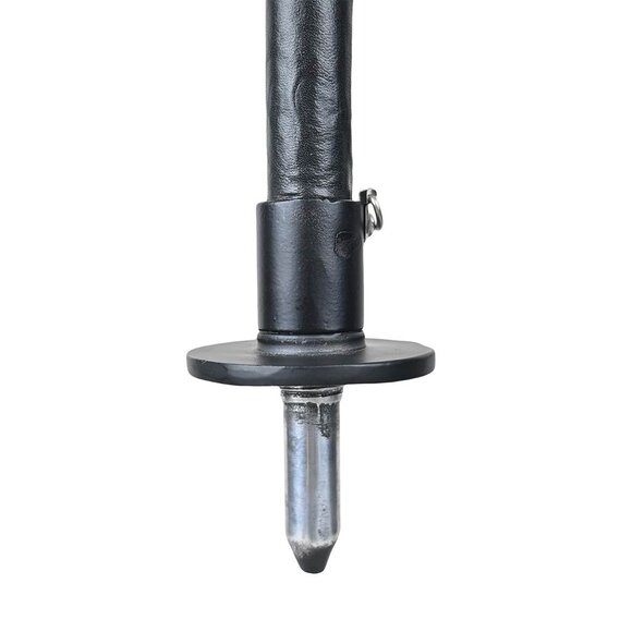 Leather Walking Seat Outdoor Adventure Spectator  stick Black Portable Seat - Picture 6 of 15